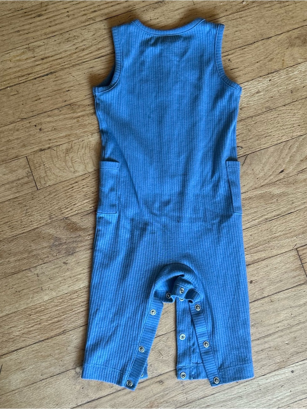 Carter's Blue Ribbed Jumpsuit/Romper - Picture 6 of 10